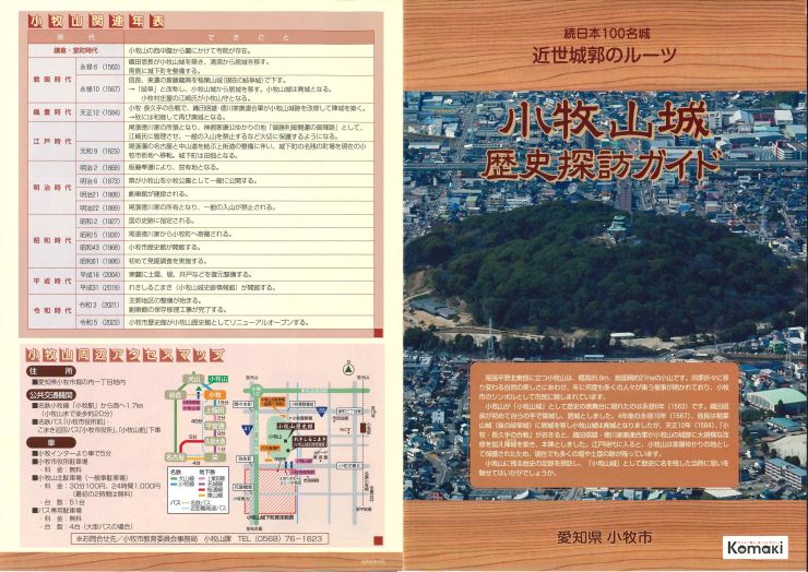 小牧山城歴史探訪ガイド